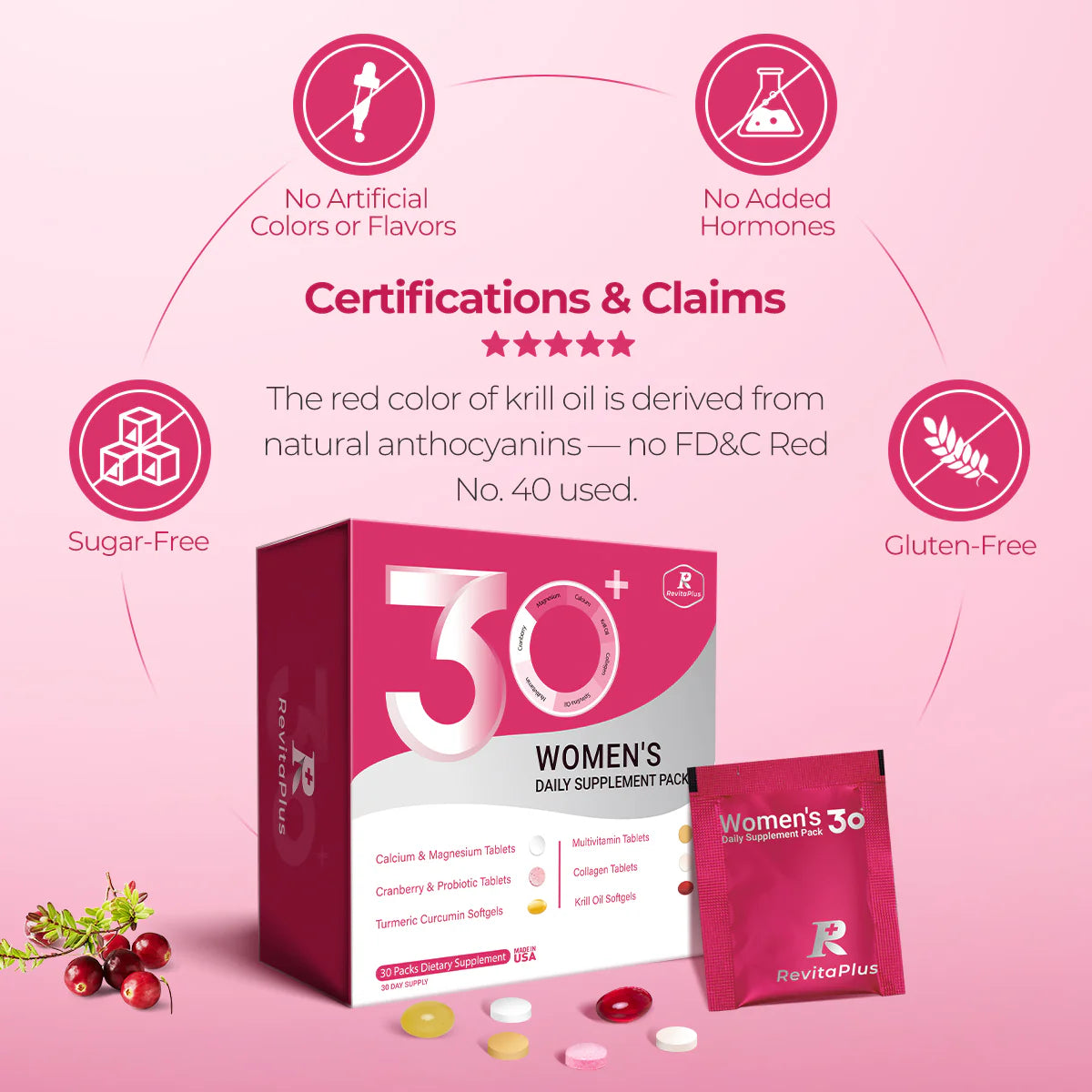 Revitaplus Multivitamin for Women 30 Packs Beauty Pack