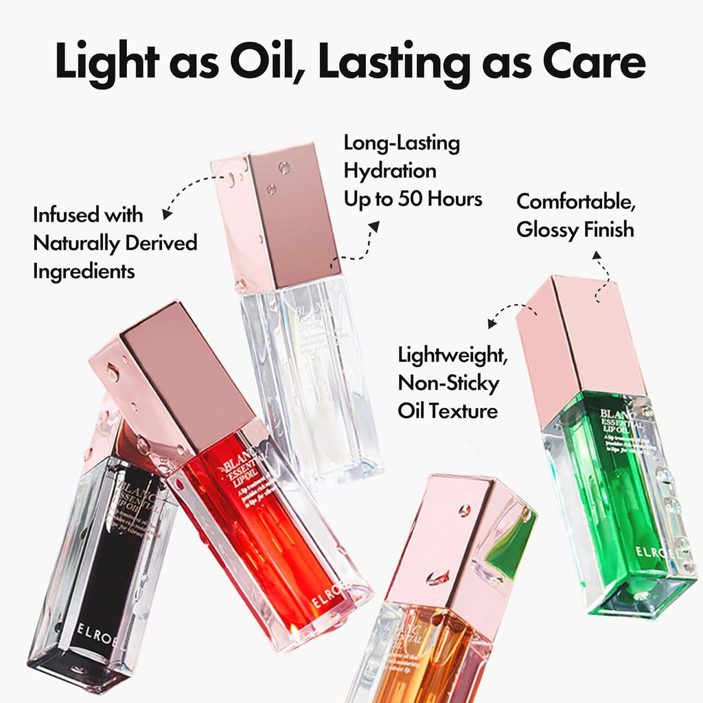 Elroel Blanc Essential Lip Oil - Korean Color Changing Lip Oil
